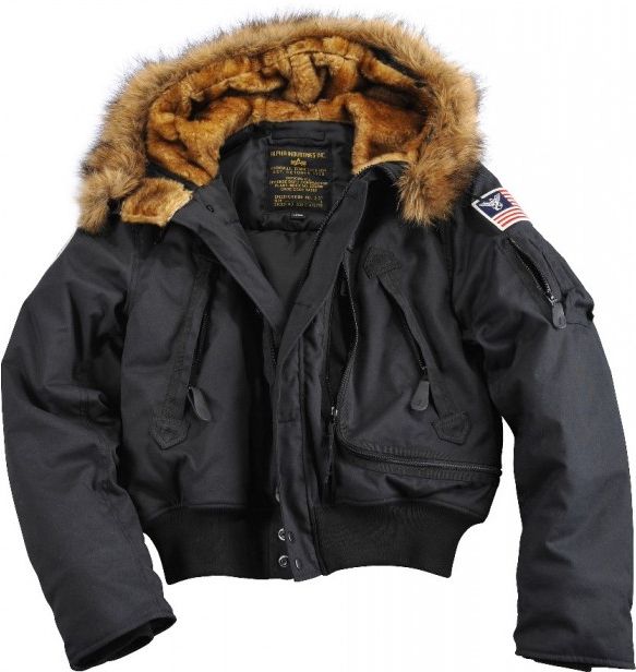 ALPHA INDUSTRIES Bunda Polar Jacket SV - čierna (133141/03)