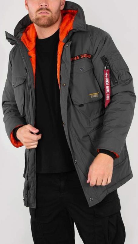 ALPHA INDUSTRIES Bunda Mountain All Weather Jacket - šedá (188144/136)