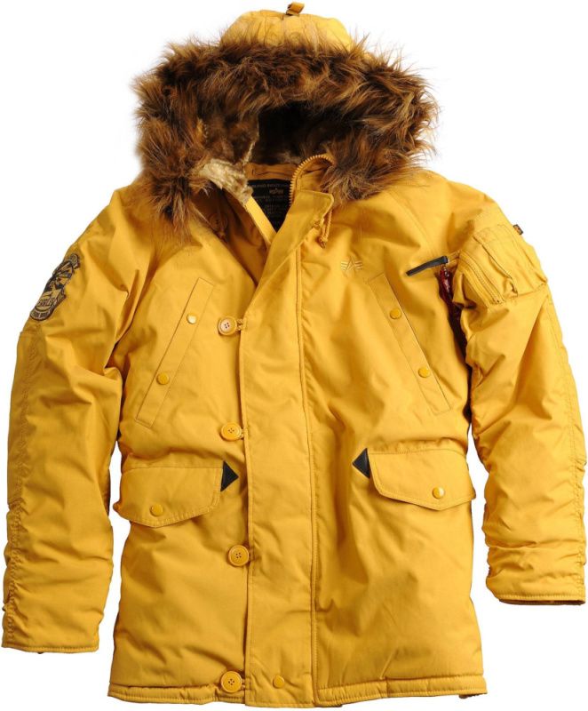 ALPHA INDUSTRIES Bunda Explorer - mustard (193128/141)