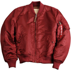 ALPHA INDUSTRIES Bunda MA-1 VF 59 - burgundy (191118/184)