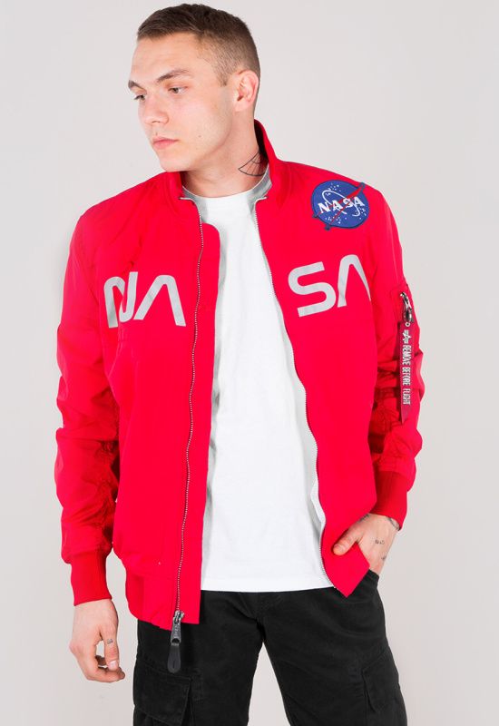 ALPHA INDUSTRIES Bunda NASA Jacket - speed red (186111/328)