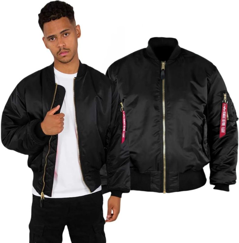 ALPHA INDUSTRIES Bunda MA-1 Heritage - black (100101/03)