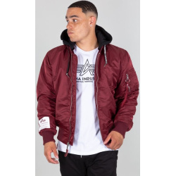 ALPHA INDUSTRIES Bunda MA-1 ZHP - burgundy (118101/184)