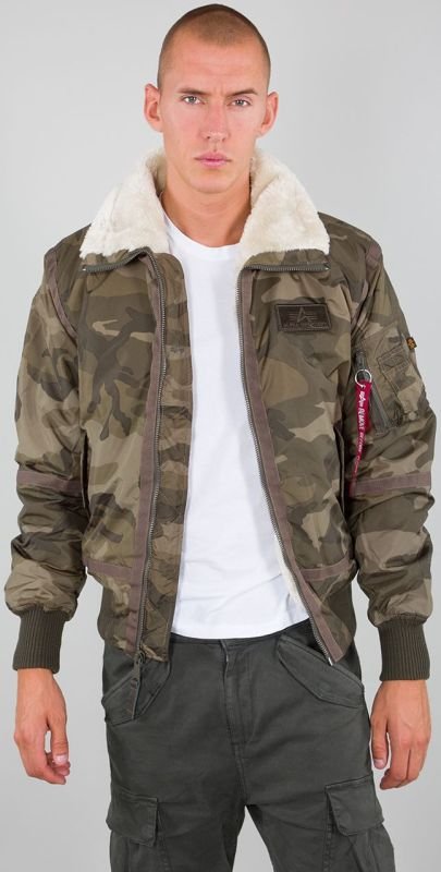 ALPHA INDUSTRIES Bunda B15-3 TT Camo - olive camo (198122C/239)