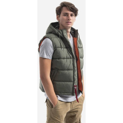 ALPHA INDUSTRIES Vesta Hooded Puffer Vest FD - sage green (118110/01)