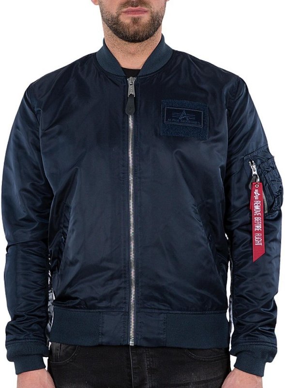 ALPHA INDUSTRIES Bunda MA-1 TT Custom - rep.blue (196107/07)