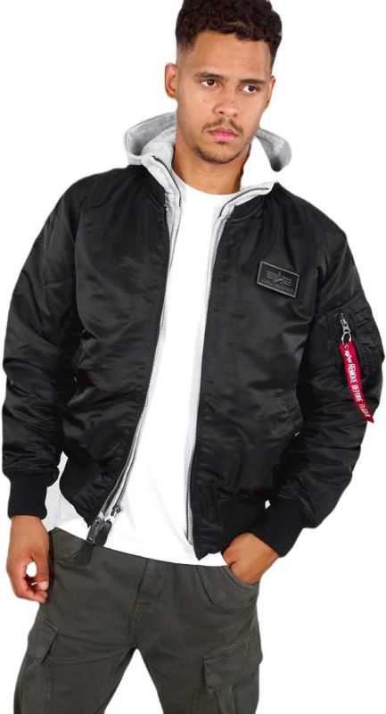 ALPHA INDUSTRIES Bunda MA-1 D-Tec - black (183110/03)