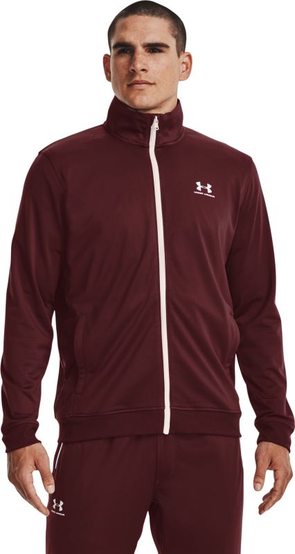 UNDER ARMOUR Bunda SPORTSTYLE TRICOT JACKET - červená (1329293-690)