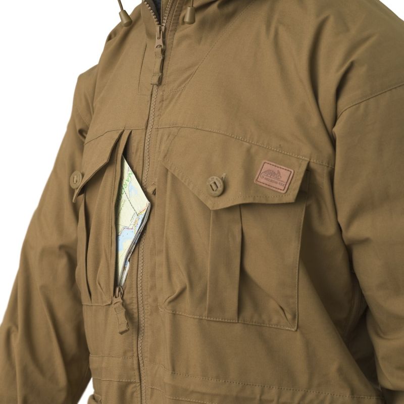 HELIKON Bunda SAS Smock duracanvas  - taiga green (KU-SAS-DC-09)