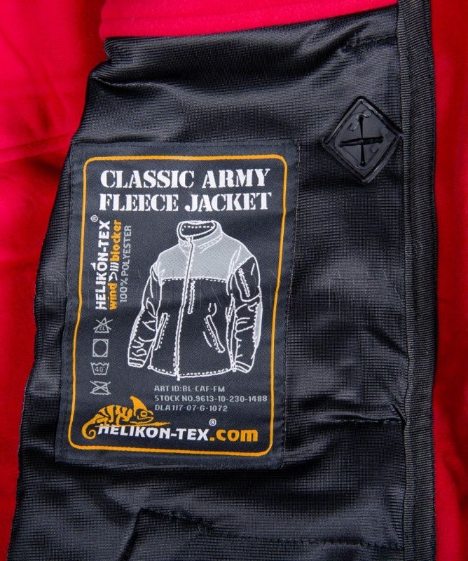 HELIKON Bunda Classic Army Windblocker fleece - čierna (BL-CAF-FM-01)