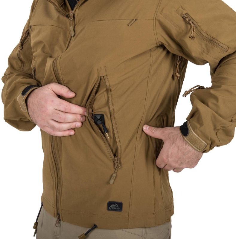 HELIKON Bunda Cougar softshell - čierna (KU-CGR-SM-01)