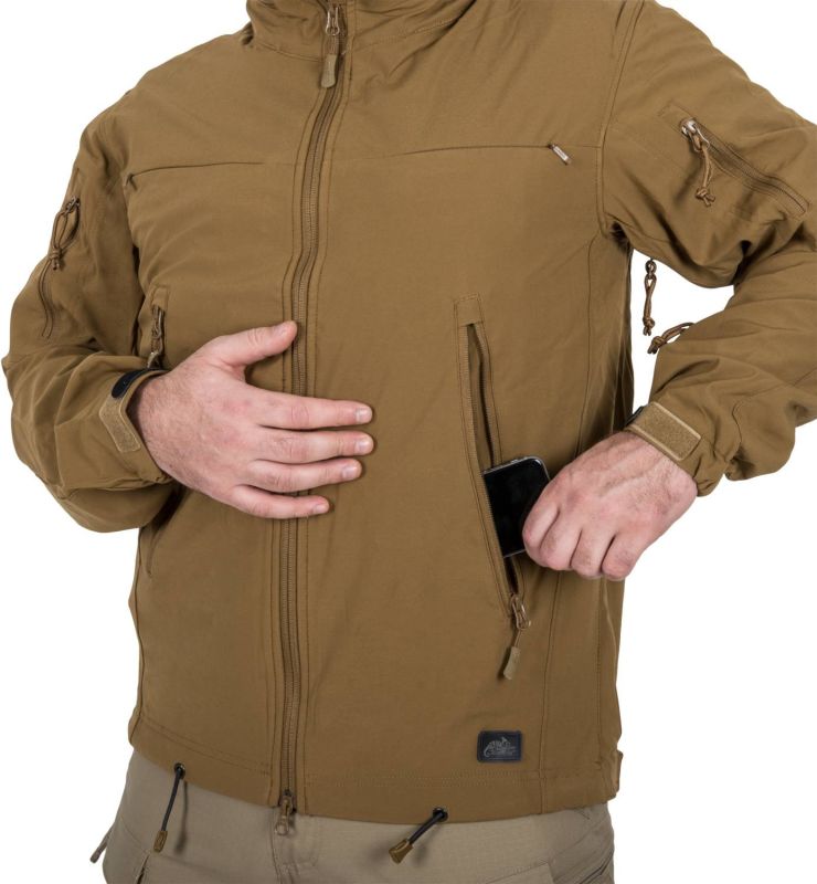 HELIKON Bunda Cougar softshell - čierna (KU-CGR-SM-01)