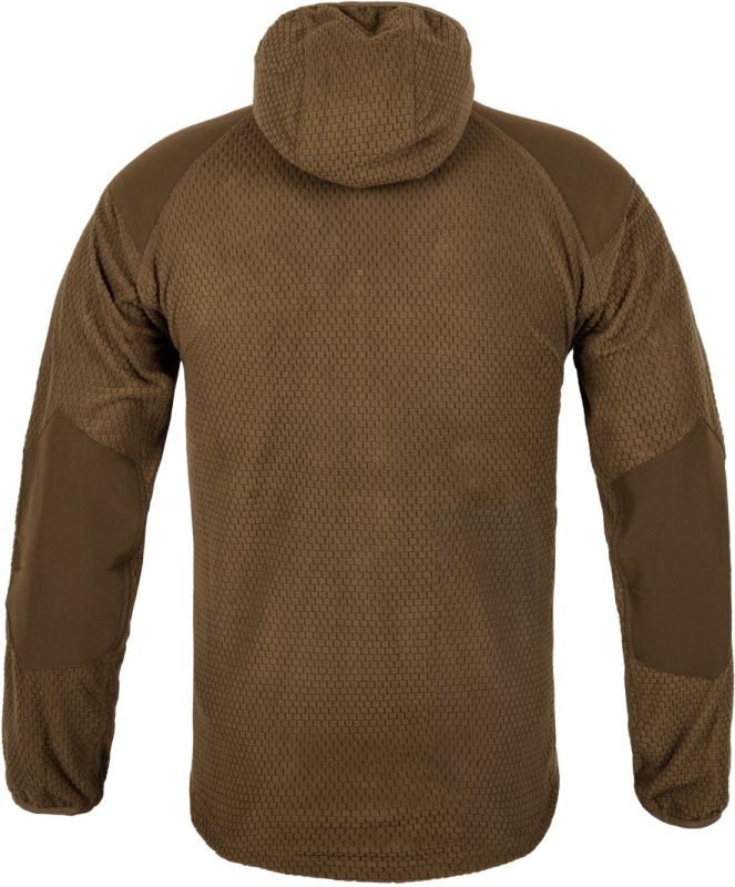 HELIKON Bunda ALPHA s kapucňou fleece - olivová (BL-ALH-FG-02)