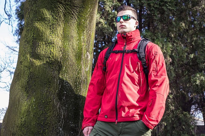 PENTAGON Bunda ARTAXES ESCAPE softshell - červená (K08035-RED)