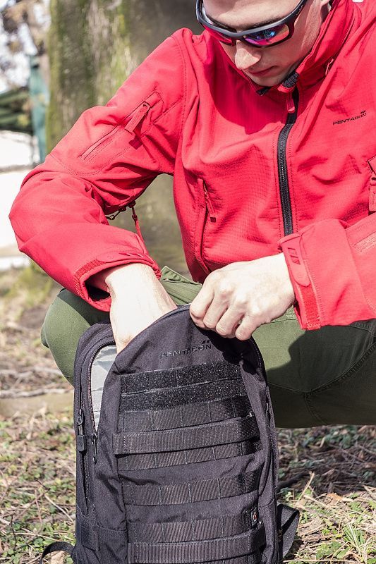 PENTAGON Bunda ARTAXES ESCAPE softshell - červená (K08035-RED)