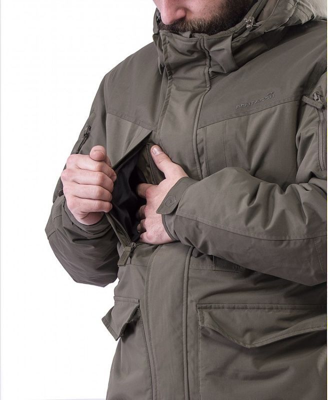 PENTAGON Bunda HCP Parka, čierna (K01008)