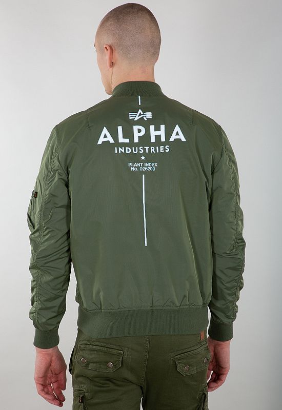 ALPHA INDUSTRIES Bunda MA-1 TT Glow In The Dark - sage green (116102/01)