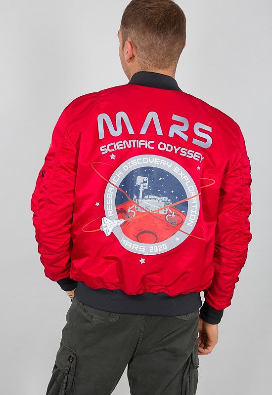 ALPHA INDUSTRIES Bunda MA-1 LW Mission To Mars - speed red (126106/328)