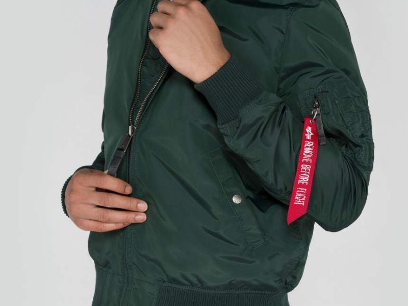 ALPHA INDUSTRIES Bunda MA-1 TT - dark petrol (191103/353)