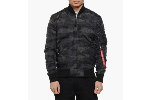 ALPHA INDUSTRIES Bunda MA-1 TT - black camo (191103/125)