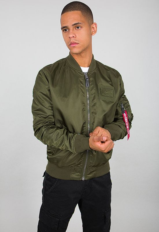 ALPHA INDUSTRIES Bunda MA-1 TT Custom - dark green (196107/257)