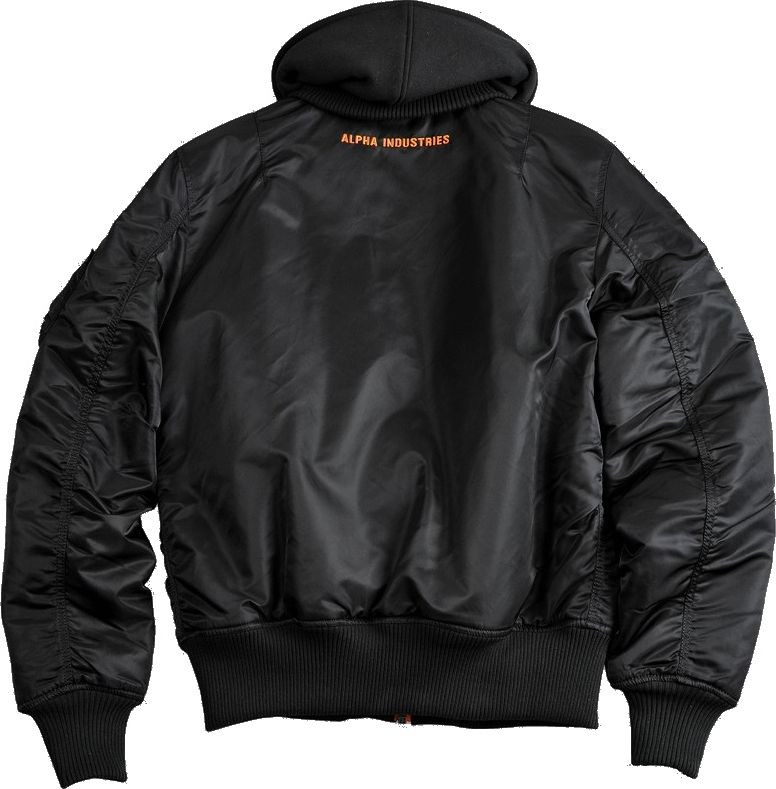 ALPHA INDUSTRIES Bunda MA-1 D-Tec SE - čierna/oranžová (133104/241)