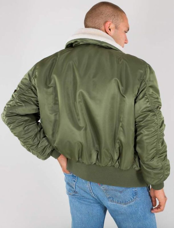 ALPHA INDUSTRIES Bunda B 15 - sage green (100107/01)