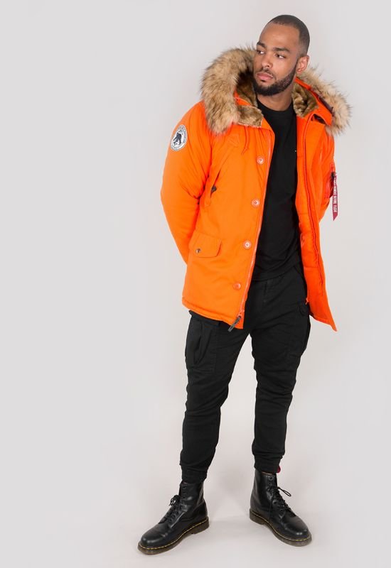 ALPHA INDUSTRIES Bunda Polar Jacket - flame orange (123144/417)