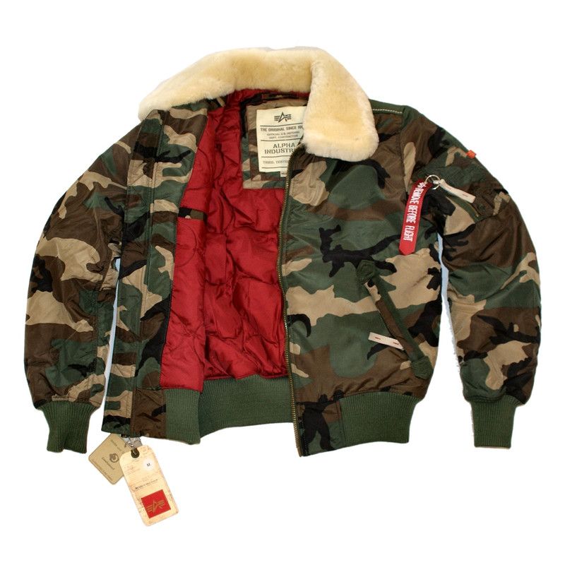 ALPHA INDUSTRIES Bunda Injector III - woodland (143104/408)