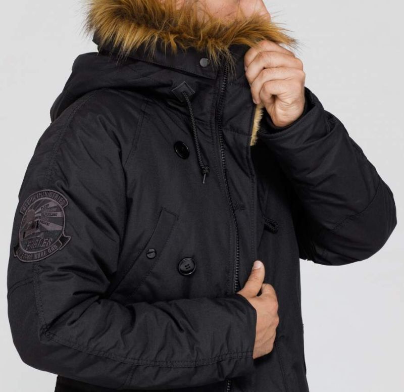 ALPHA INDUSTRIES Bunda Explorer - čierna (193128/03)