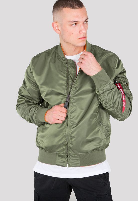 ALPHA INDUSTRIES Bunda MA-1 VF LW USAF - sage green (186103/01)