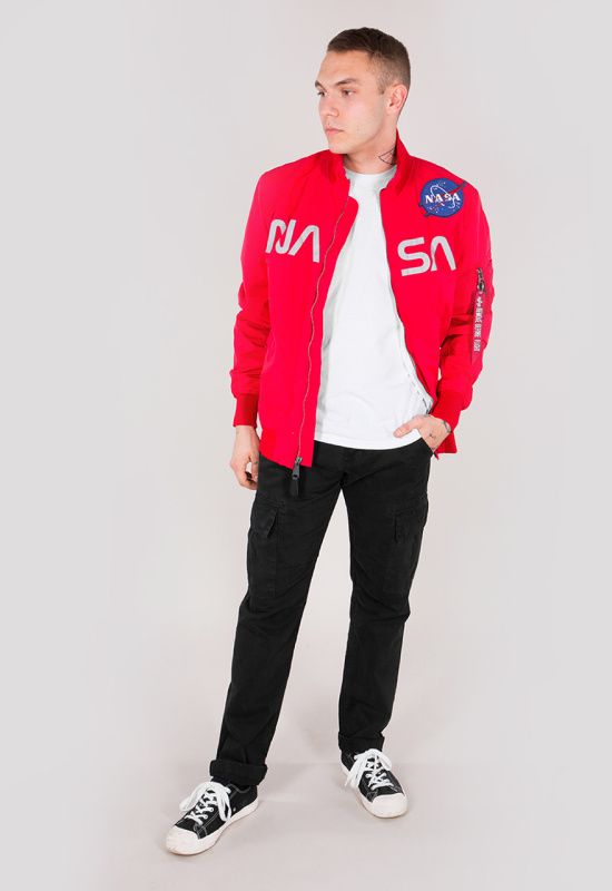 ALPHA INDUSTRIES Bunda NASA Jacket - speed red (186111/328)