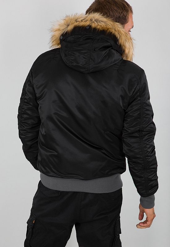 ALPHA INDUSTRIES Bunda MA-1 Hooded CW - čierna (198118/03)