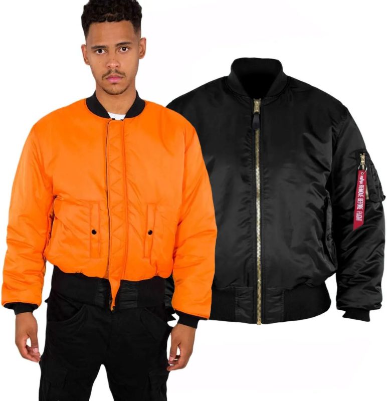 ALPHA INDUSTRIES Bunda MA-1 Heritage - black (100101/03)