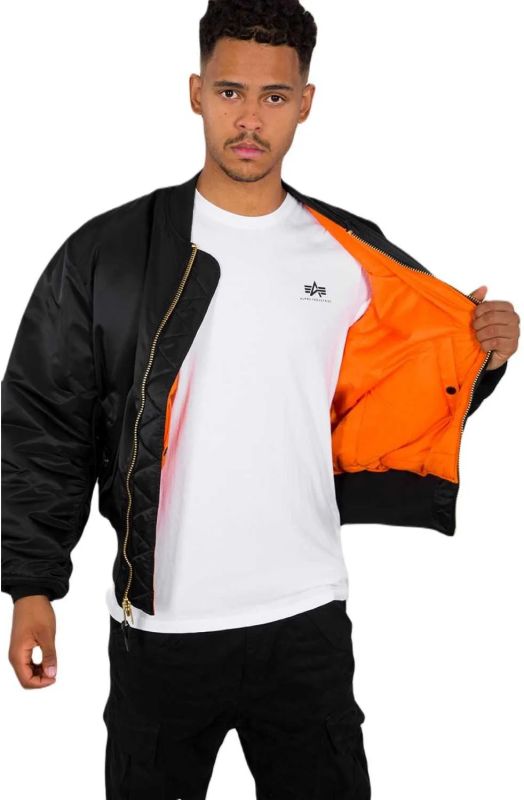 ALPHA INDUSTRIES Bunda MA-1 Heritage - black (100101/03)