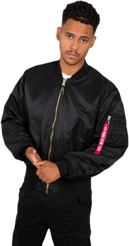 ALPHA INDUSTRIES Bunda MA-1 Heritage - black (100101/03)