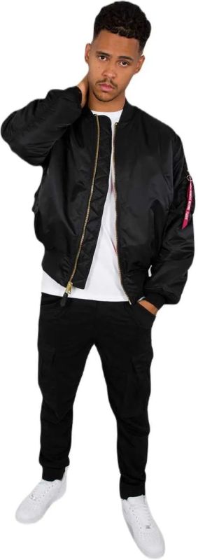 ALPHA INDUSTRIES Bunda MA-1 Heritage - black (100101/03)