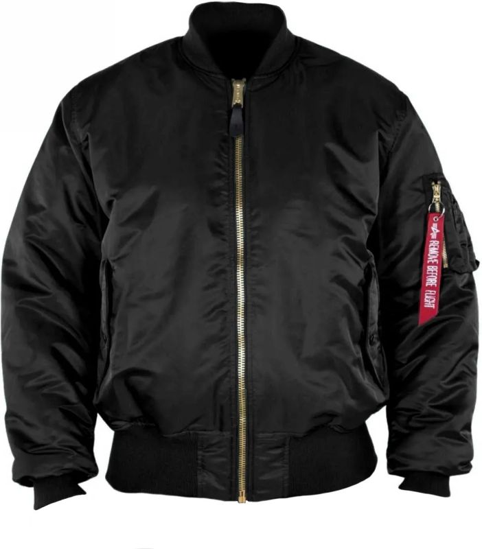 ALPHA INDUSTRIES Bunda MA-1 Heritage - black (100101/03)