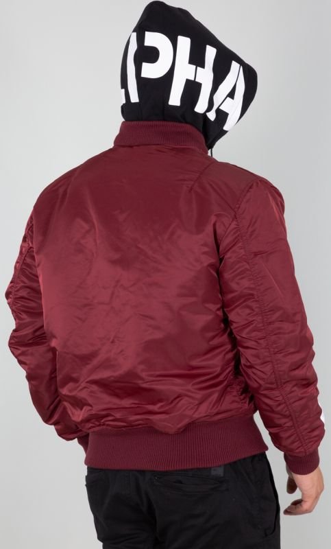 ALPHA INDUSTRIES Bunda MA-1 ZHP - burgundy (118101/184)