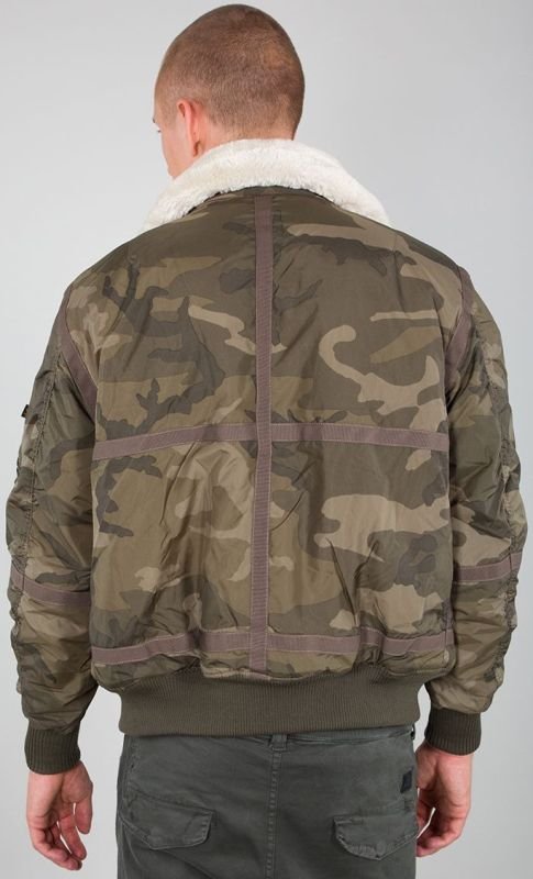 ALPHA INDUSTRIES Bunda B15-3 TT Camo - olive camo (198122C/239)