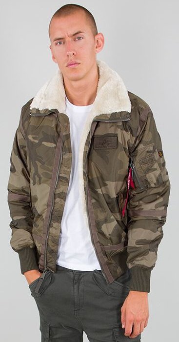 ALPHA INDUSTRIES Bunda B15-3 TT Camo - olive camo (198122C/239)