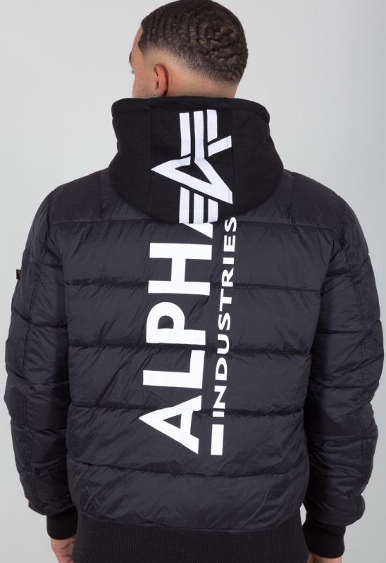 ALPHA INDUSTRIES Bunda MA-1 ZH Back Print Puffer FD - čierna (118107/03)