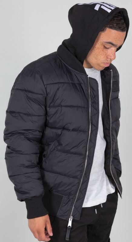 ALPHA INDUSTRIES Bunda MA-1 ZH Back Print Puffer FD - čierna (118107/03)