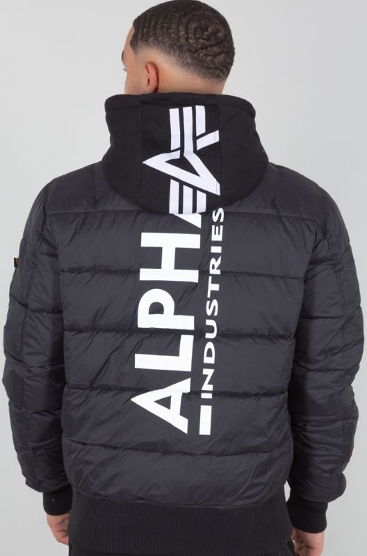 ALPHA INDUSTRIES Bunda MA-1 ZH Back Print Puffer FD - čierna (118107/03)