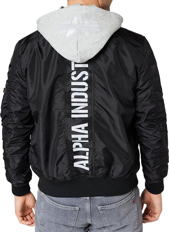 ALPHA INDUSTRIES Bunda MA-1 TT Hood BP Ref. - čierna (106103/03)