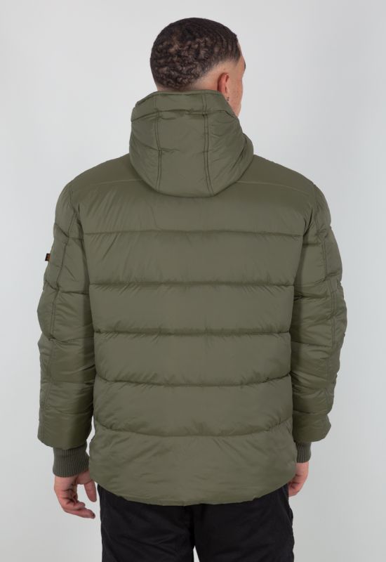 ALPHA INDUSTRIES Bunda Hooded Puffer Alpha FD - dark green (118113/257)