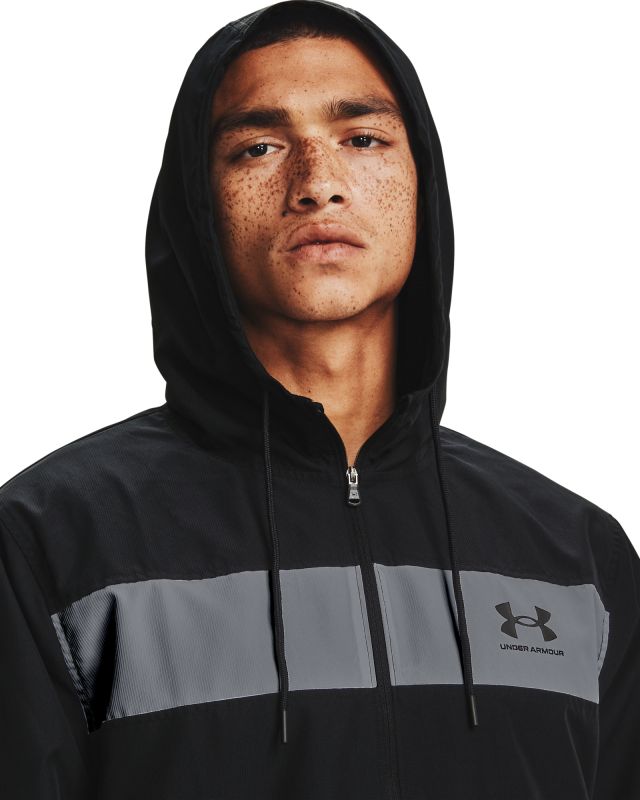 UNDER ARMOUR Bunda SPORTSTYLE WINDBREAKER - čierna (1361621-001)