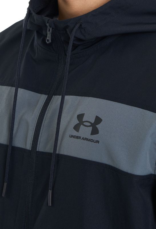 UNDER ARMOUR Bunda SPORTSTYLE WINDBREAKER - čierna (1361621-001)