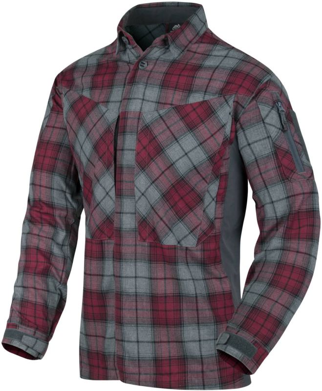 HELIKON Flanelová košela MBDU - ruby plaid (KO-MBD-PO-P1)