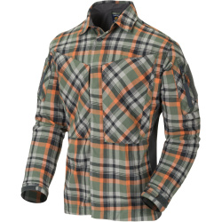 HELIKON Flanelová košela MBDU - timber olive plaid (KO-MBD-PO-PF)